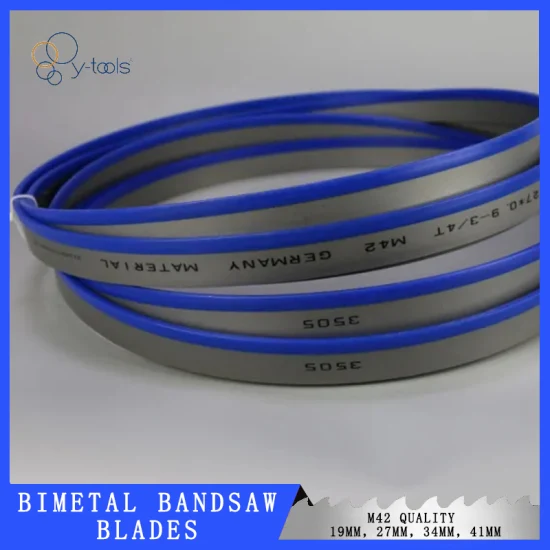 High Quality M42 Bimetal Band Saw Blade for Iron Aluminum Cutting